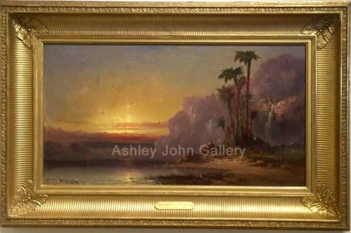 "Palms at Sundown" by Franklin D. Briscoe